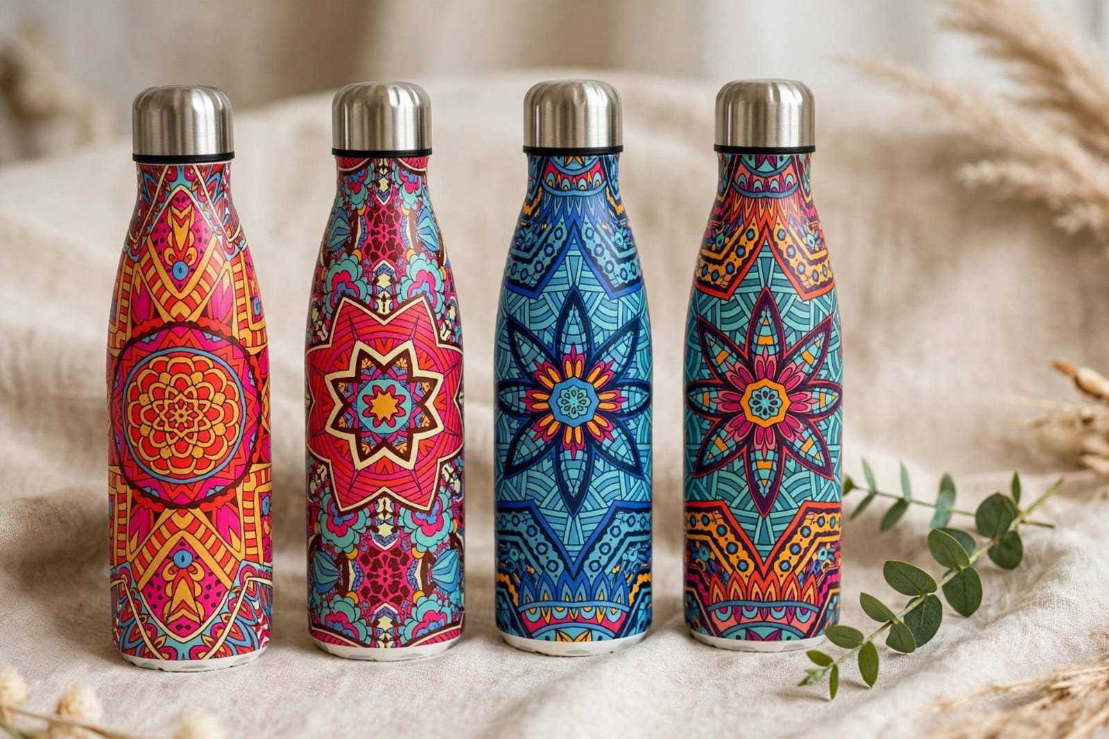 Botellas mandalas