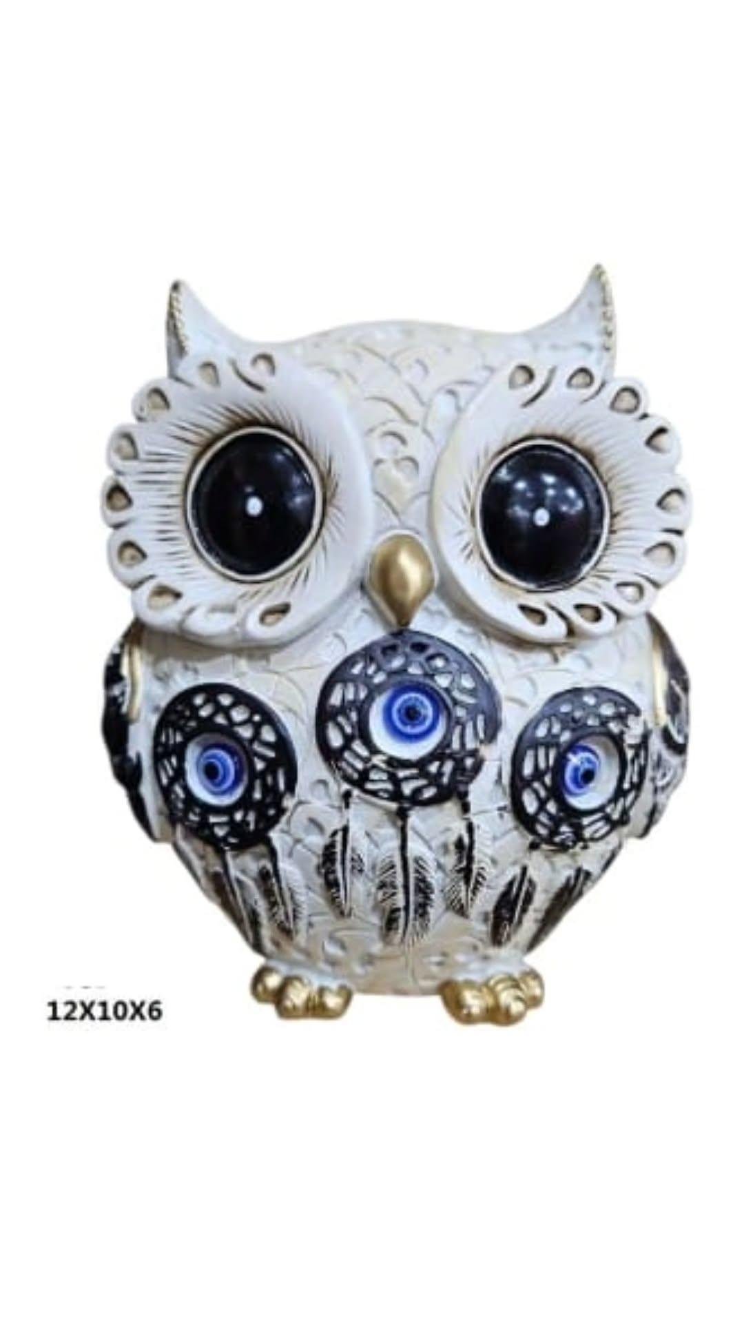 Búho con Ojo turco 12cm