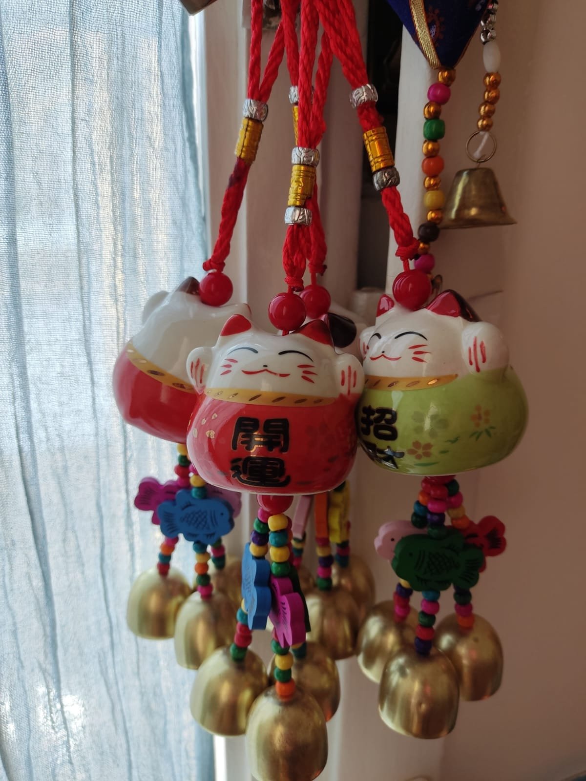 Colgante Neko cerámica