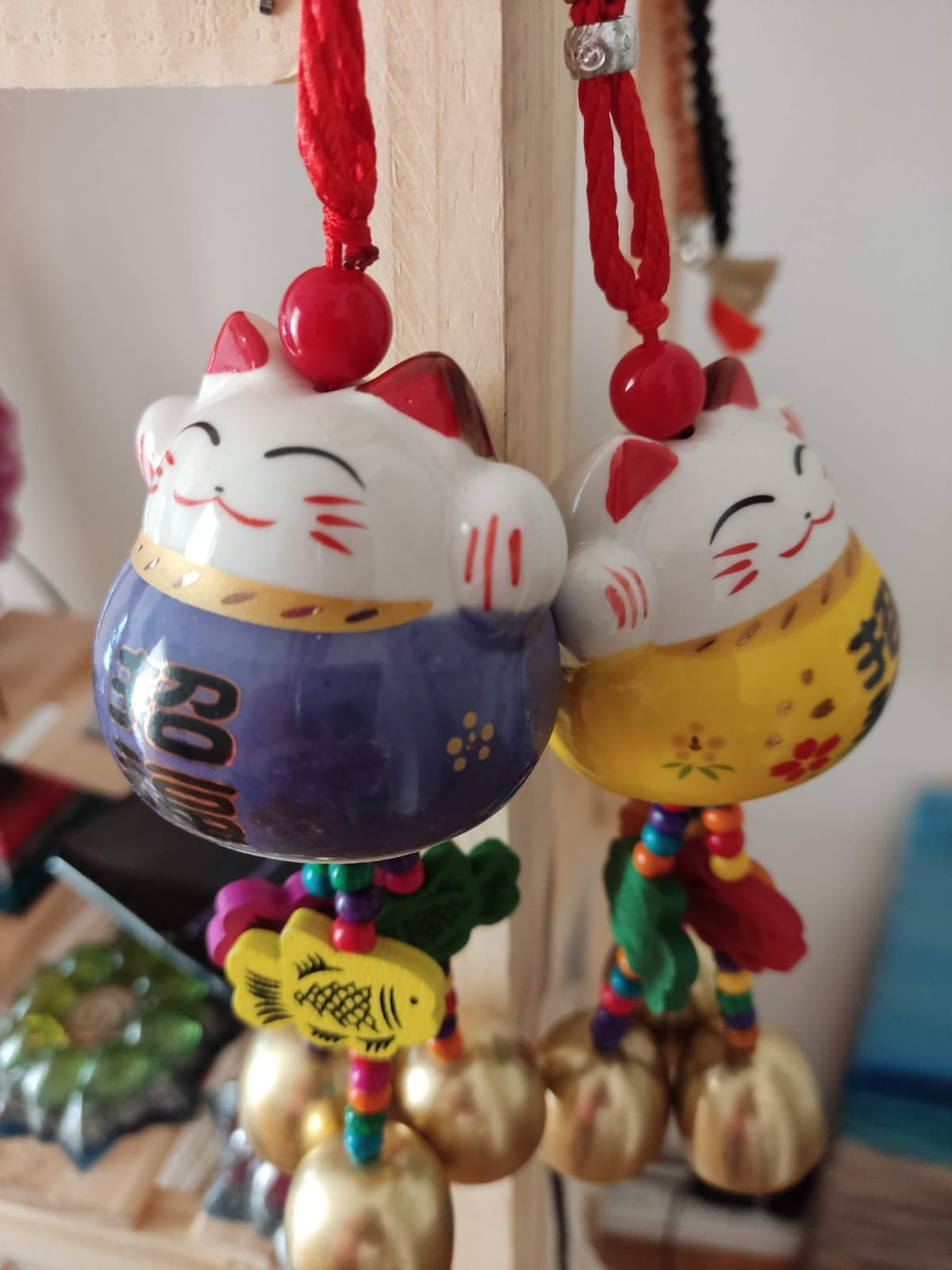Colgante Neko cerámica
