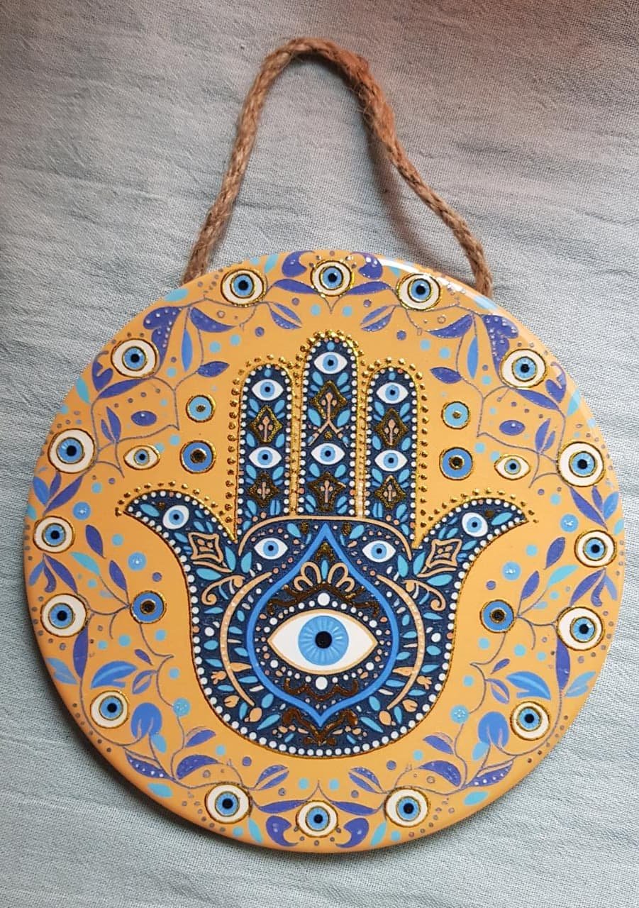 Colgante Ojo Turco Hamsa