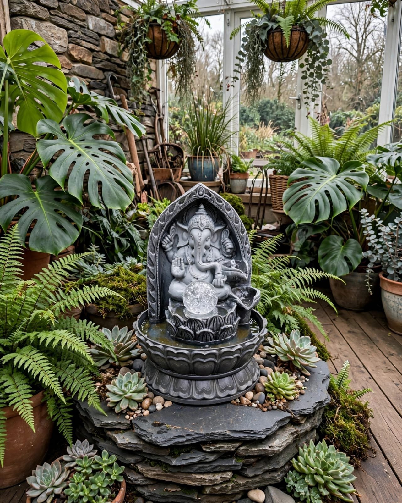 Fuente de Agua mediana