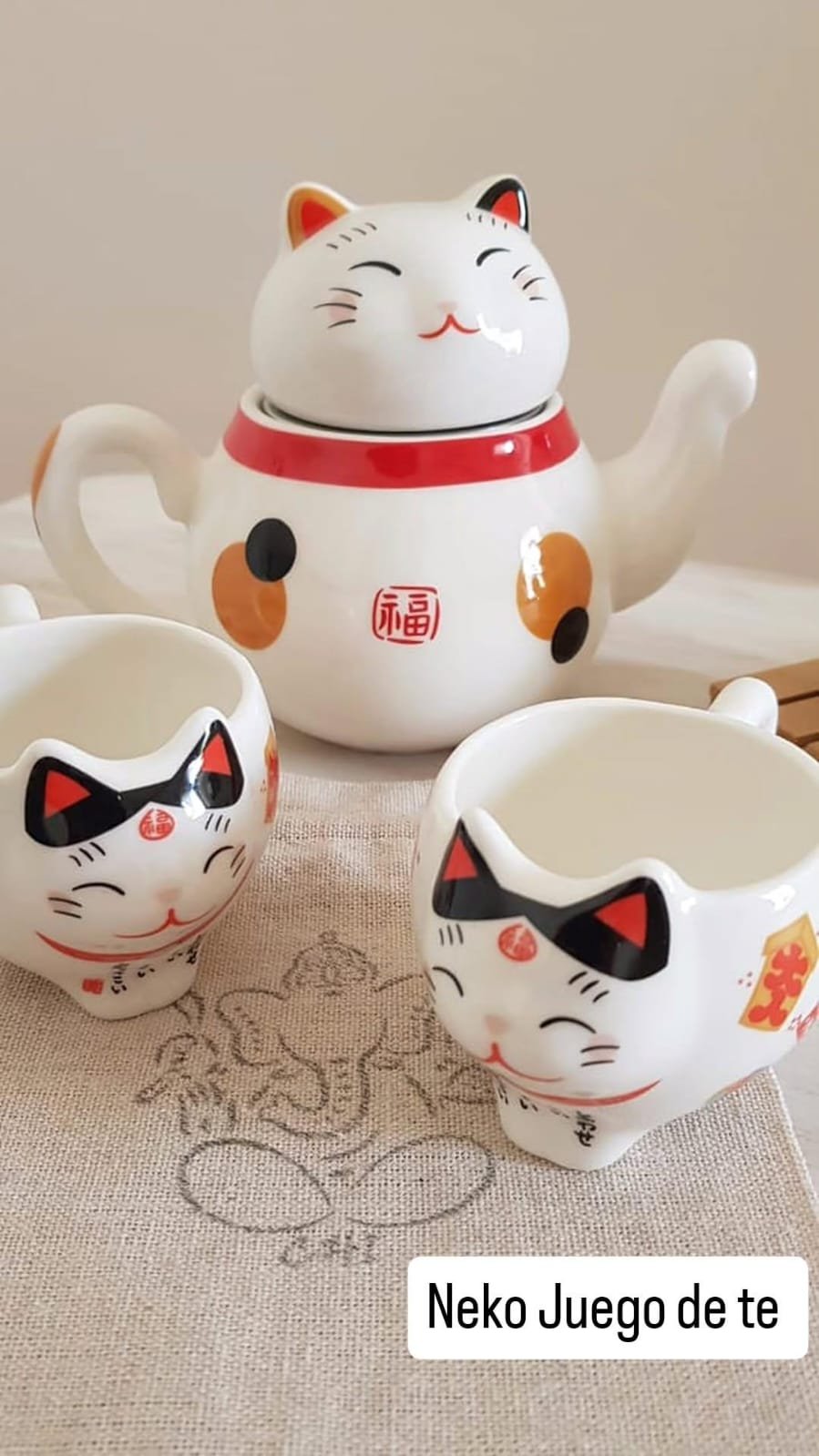 Juego de te Neko