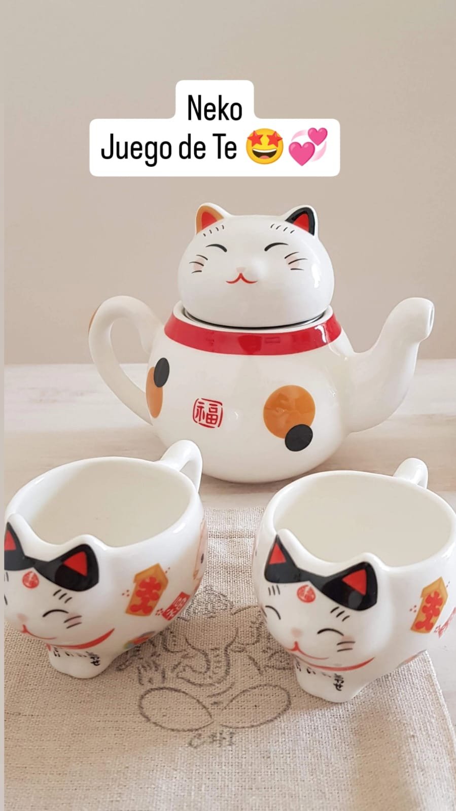 Juego de te Neko