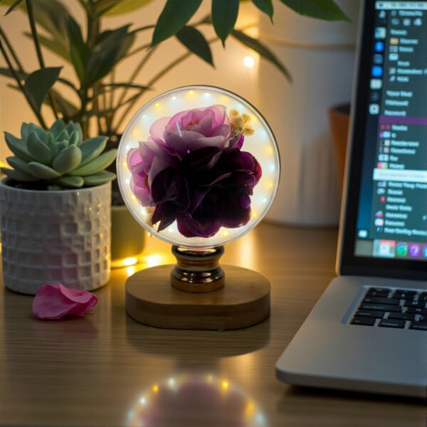 Lámparas con Rosas