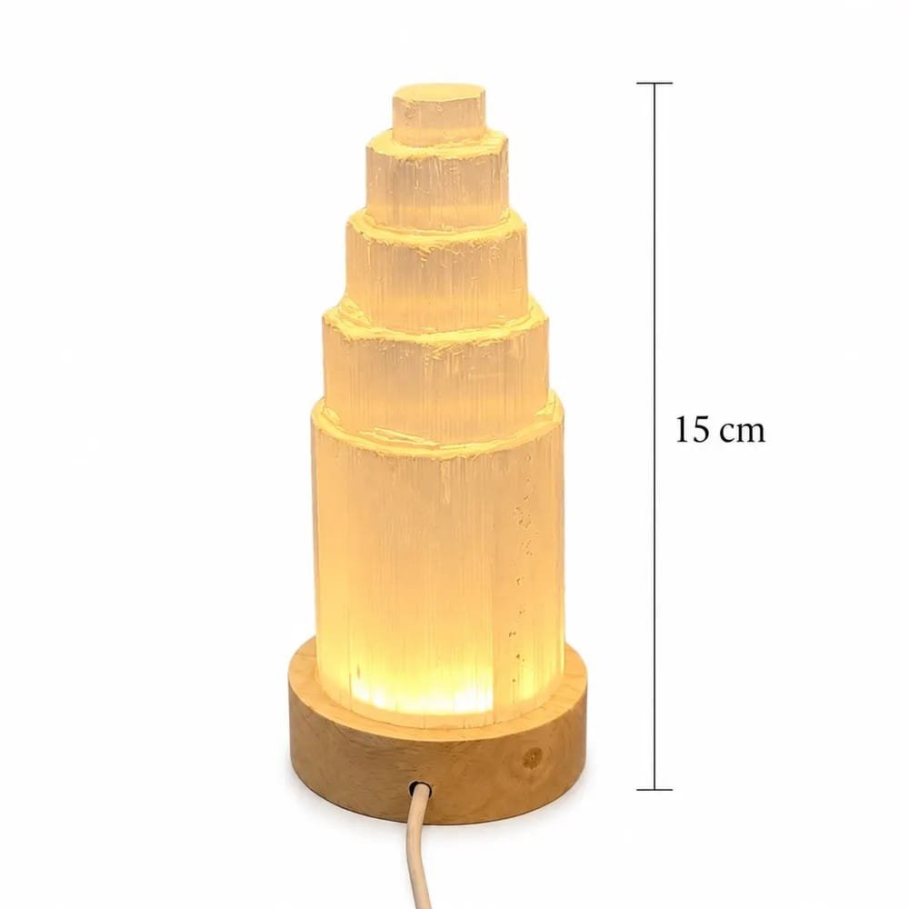Lámparas selenita 15cm