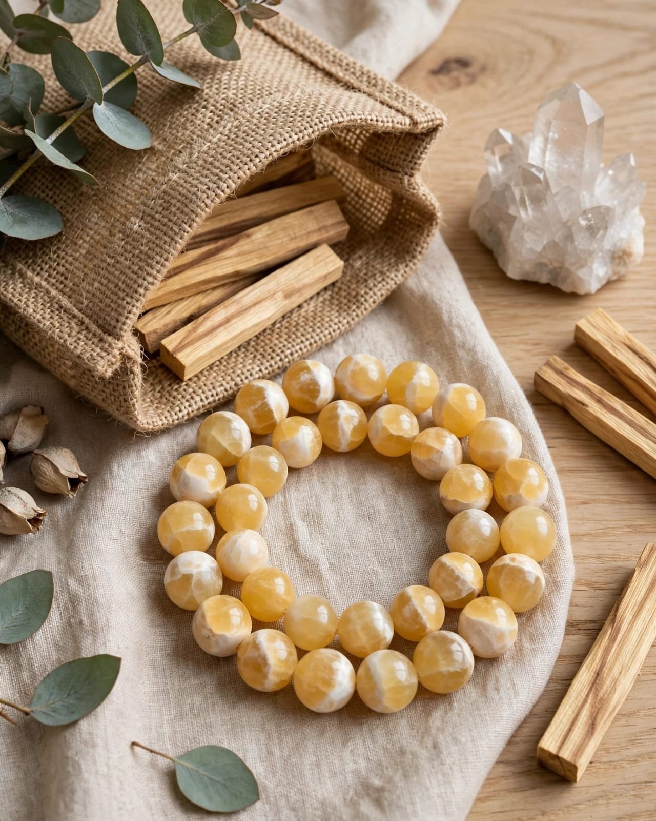 Pulsera Calcita amarilla