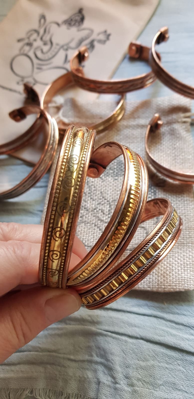 Pulseras Cobre diseños