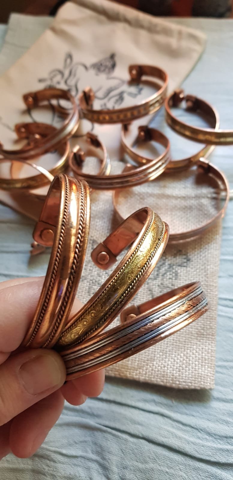 Pulseras Cobre diseños