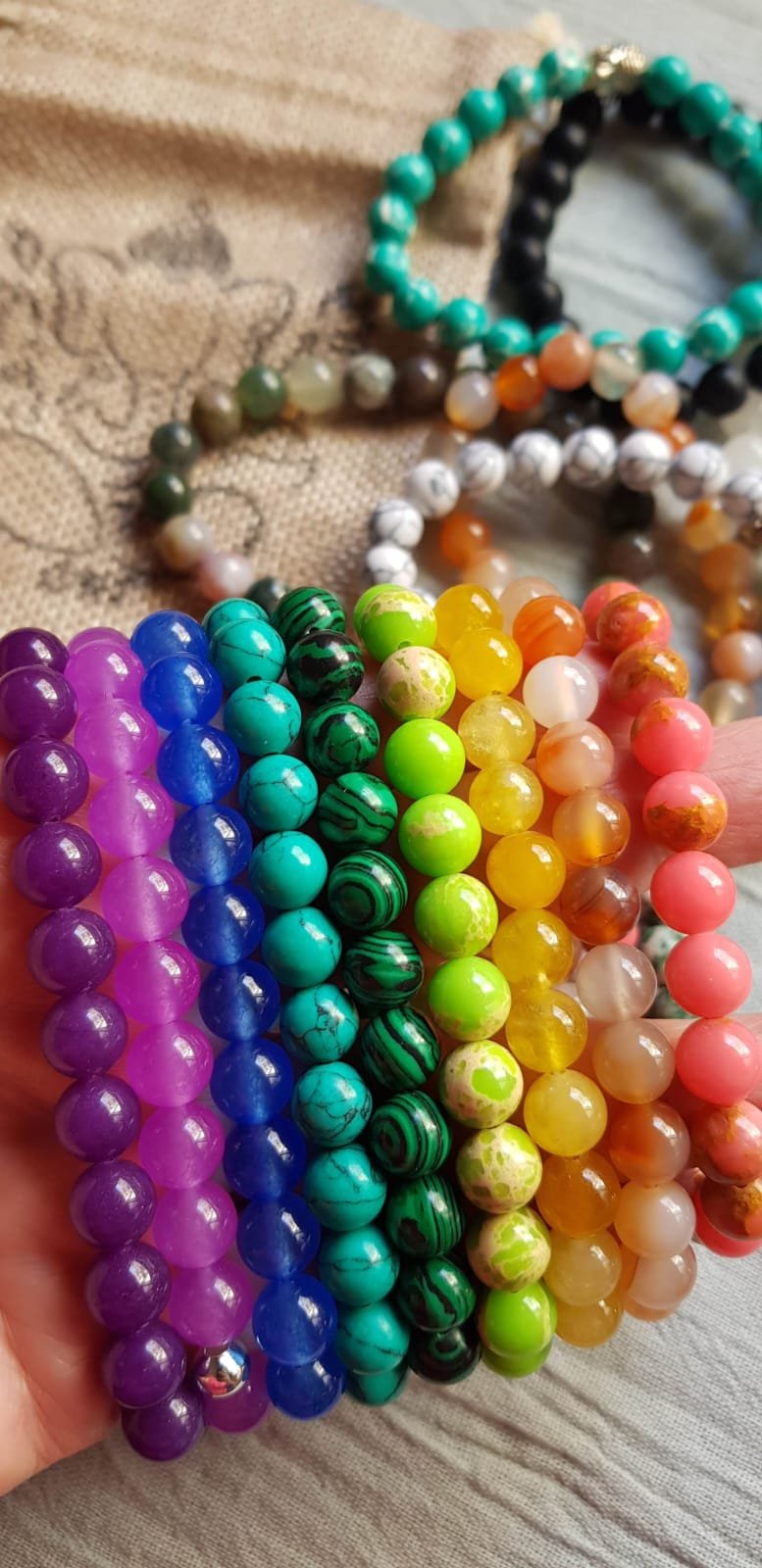 Pulseras Naturales Pack x 12