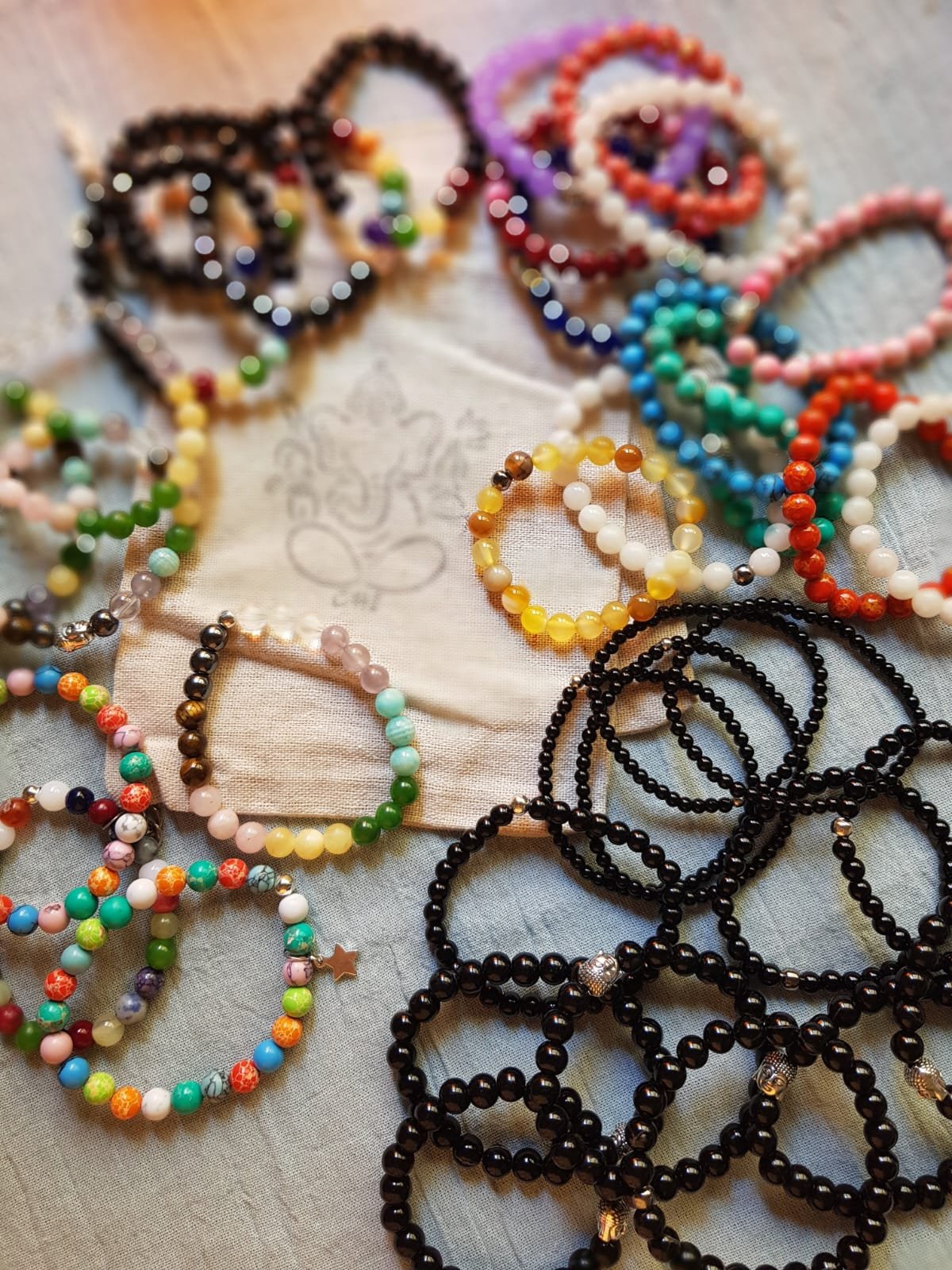 Pulseras Naturales Pack x 12