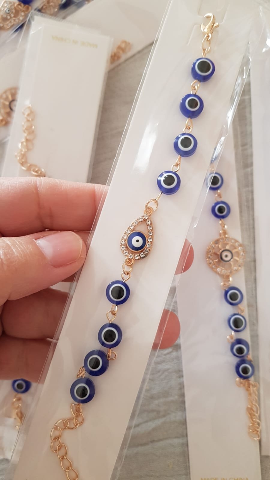 Pulseras Ojo Turco en cadenita