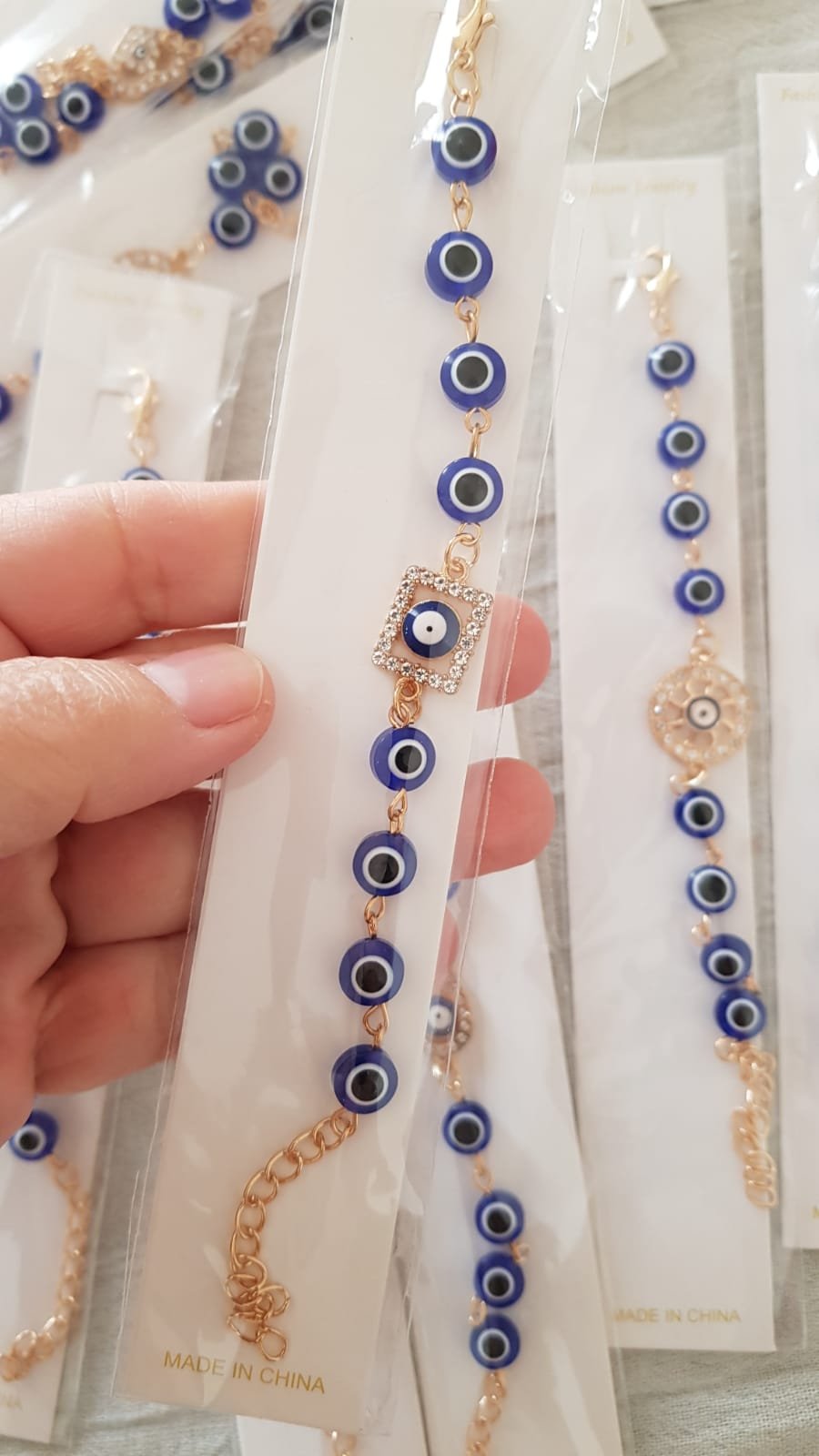 Pulseras Ojo Turco en cadenita