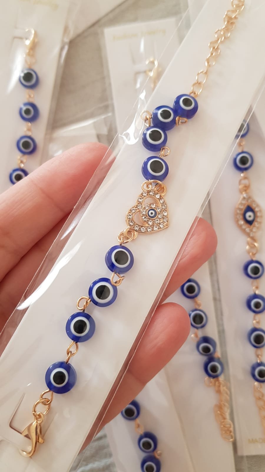 Pulseras Ojo Turco en cadenita