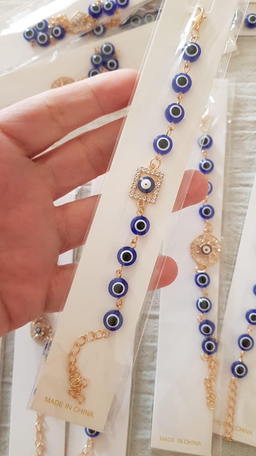 Pulseras Ojo Turco en cadenita