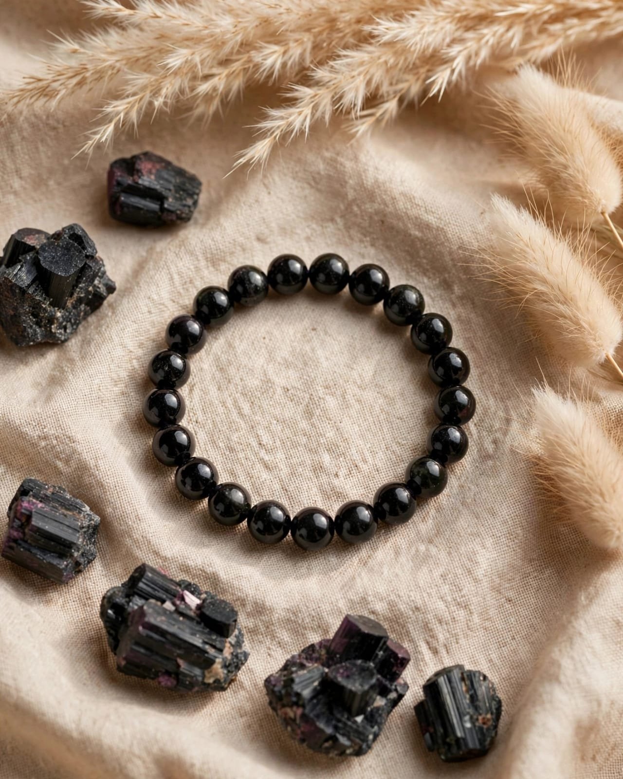 Pulseras TURMALINA negra