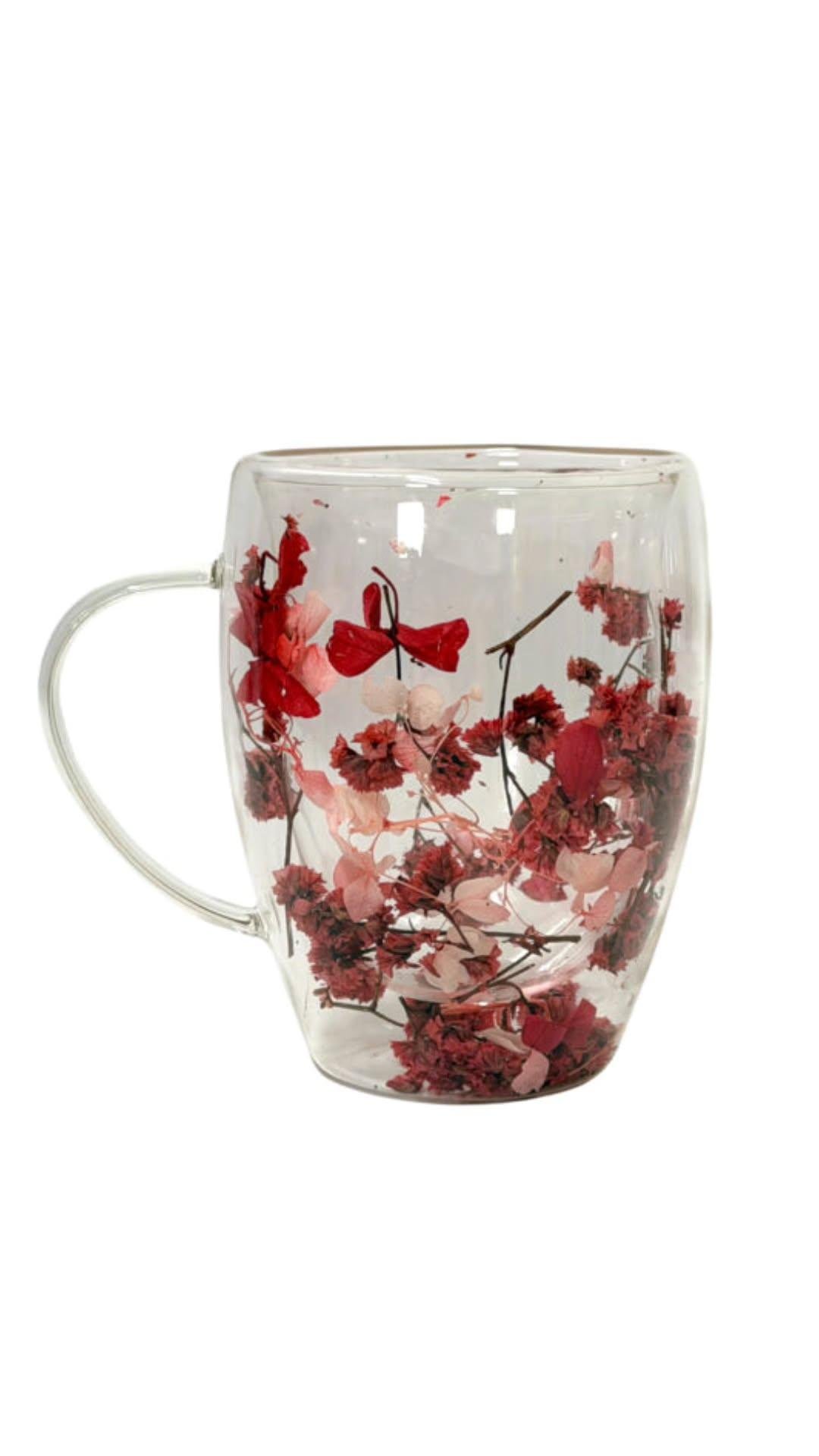 Tazas con flores
