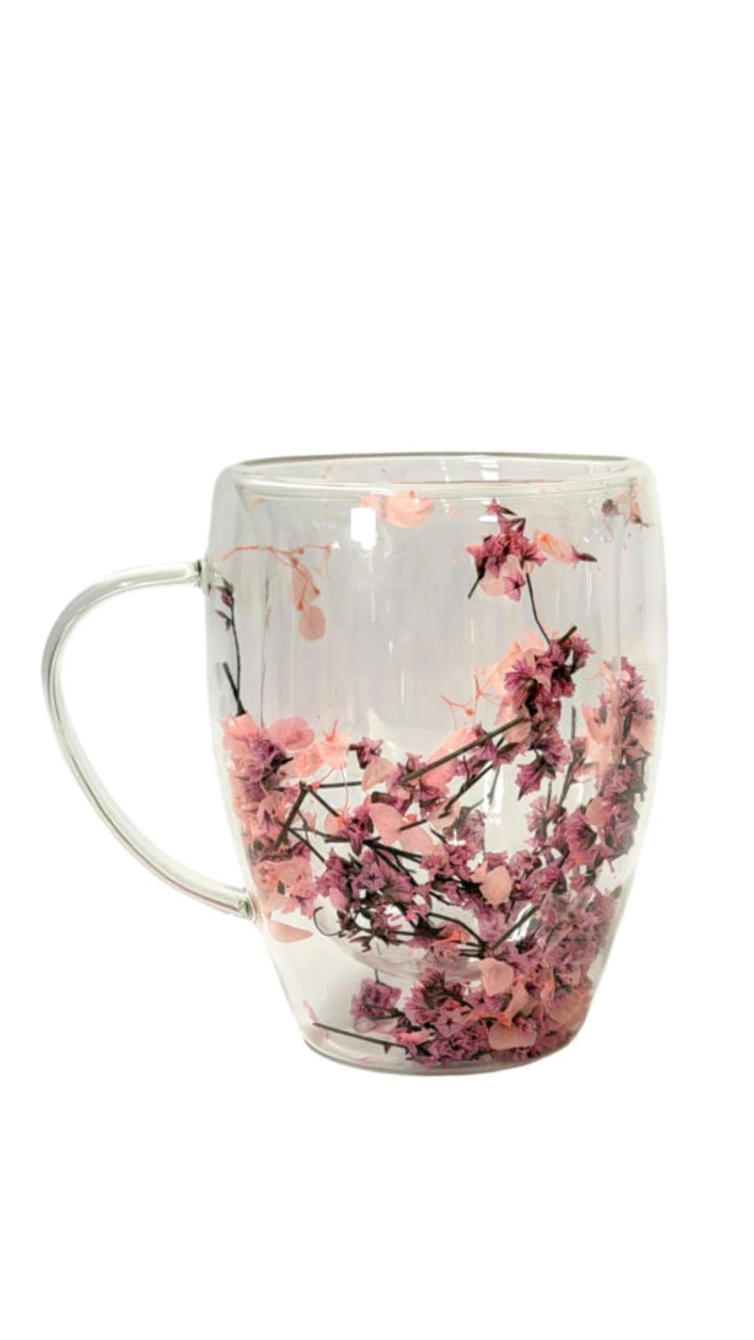 Tazas con flores