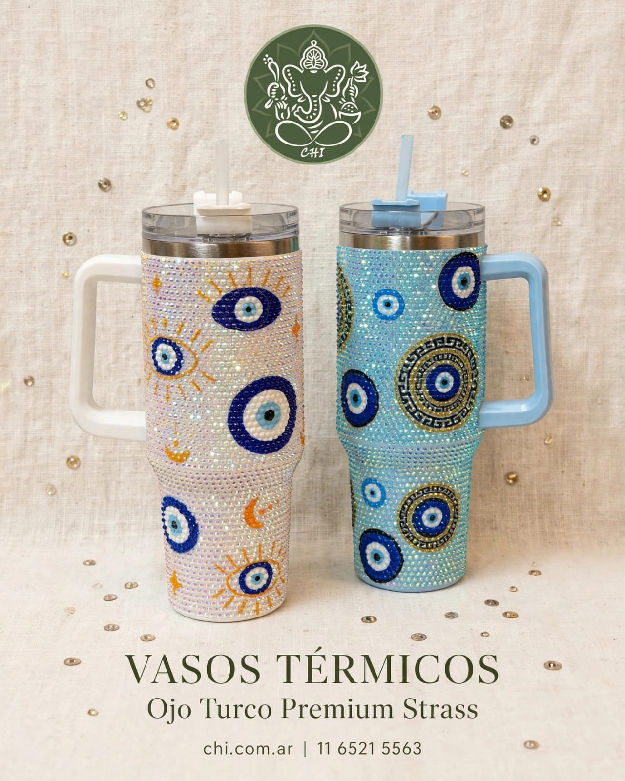 Vasos termicos Ojo Turco  1,2ml