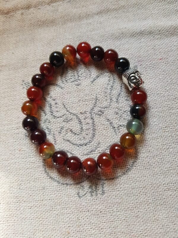 Pulsera Agata Cornalina