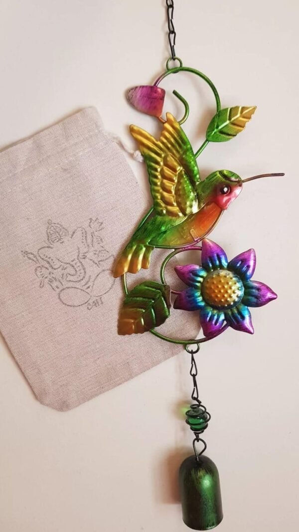 Móvil Colibrí con Flor mediano