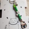Llaveros Neko dije Metal , 7chakras y ojo turco