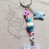 Llaveros Neko y Ojo turco con amuleto