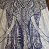 Mantas India  2 plazas con Flecos