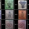 Mantas India  2 plazas con Flecos