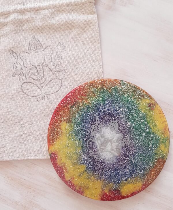 Platos Orgon Simbolos sagrados 13cm