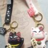 Llaveros Neko goma grande