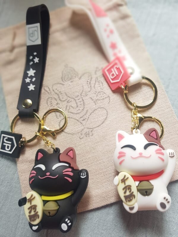 Llaveros Neko goma grande