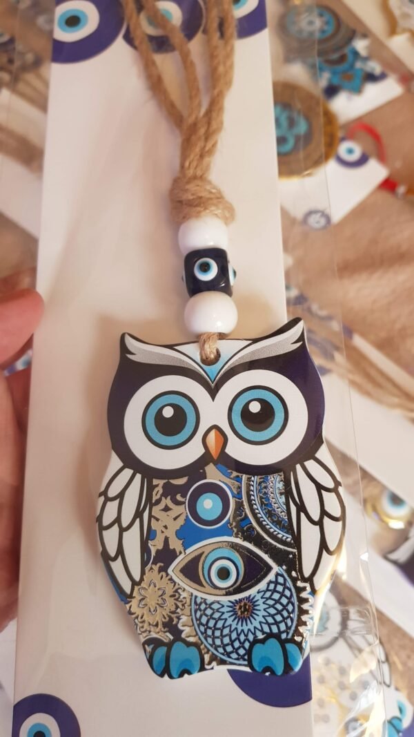 Colgantes Ojo Turco 🪬 y Búho medianos