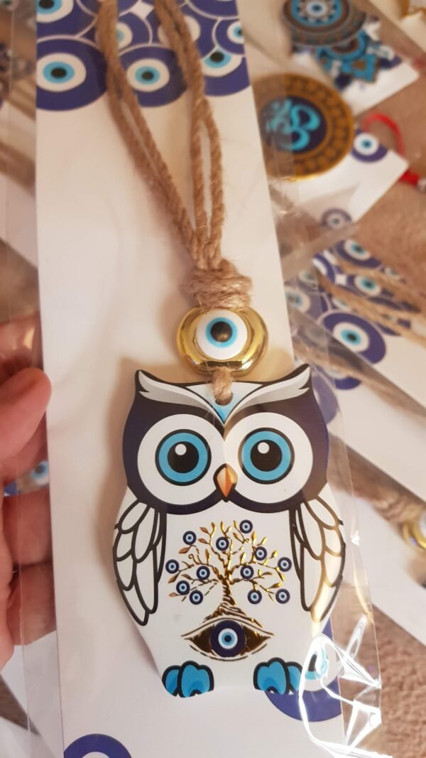 Colgantes Ojo Turco 🪬 y Búho medianos
