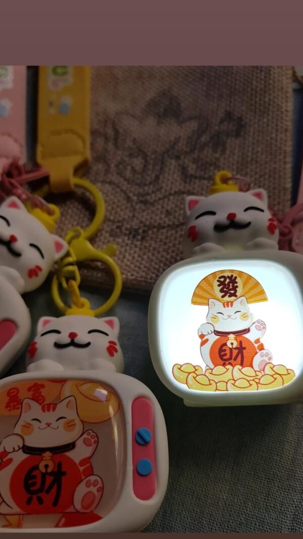 Llaveros Neko con Luz