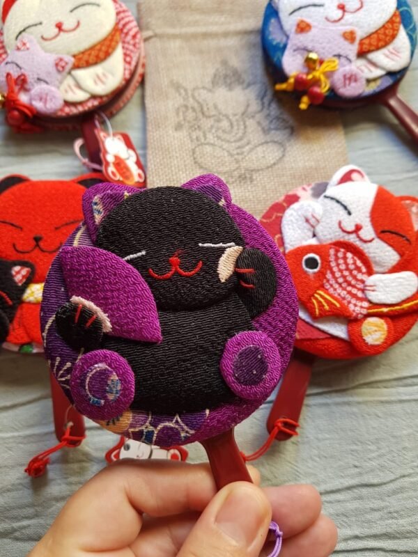 Espejo de mano Neko Fortuna y Protección