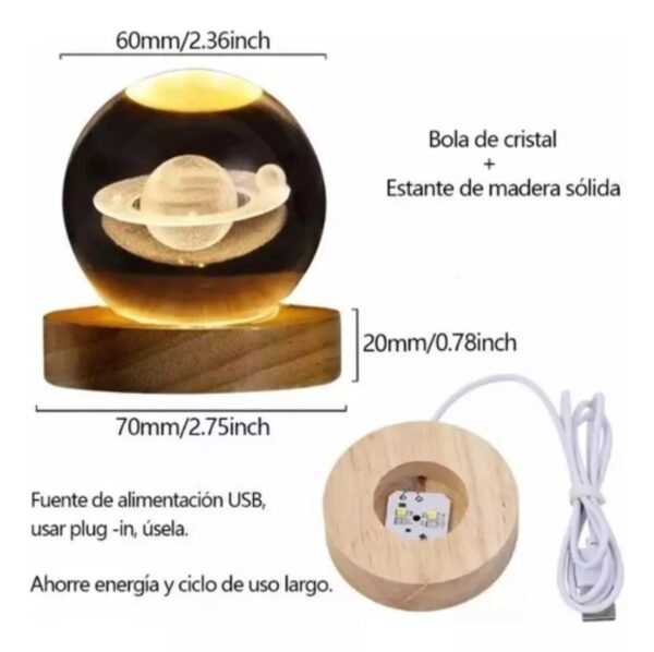 Lámparas Esferas 3d led