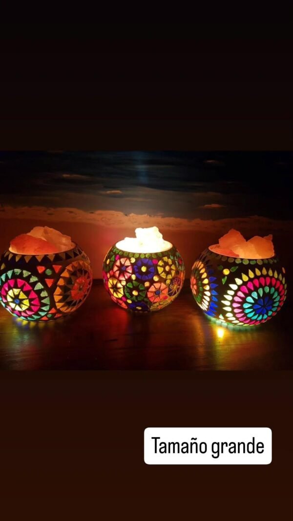 Lámpara de Sal Cuenco Turco gde