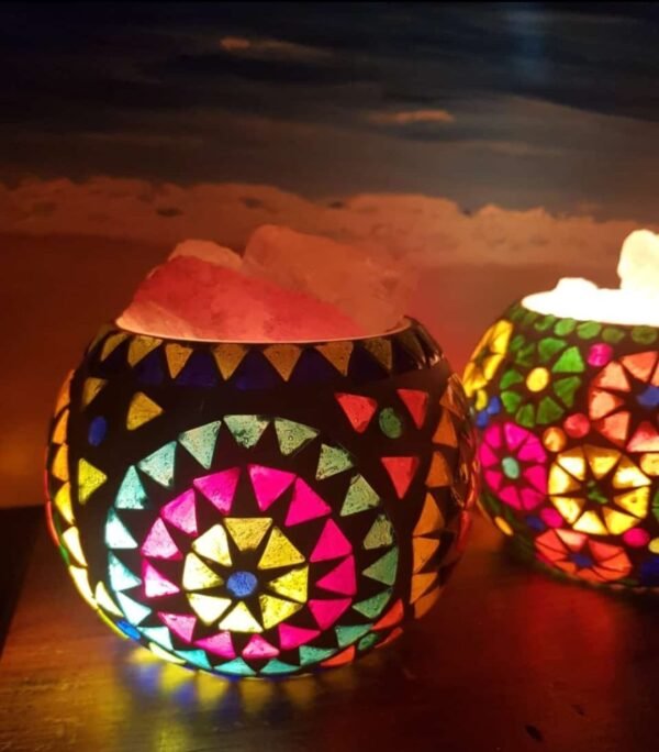 Lámpara de Sal Cuenco Turco gde