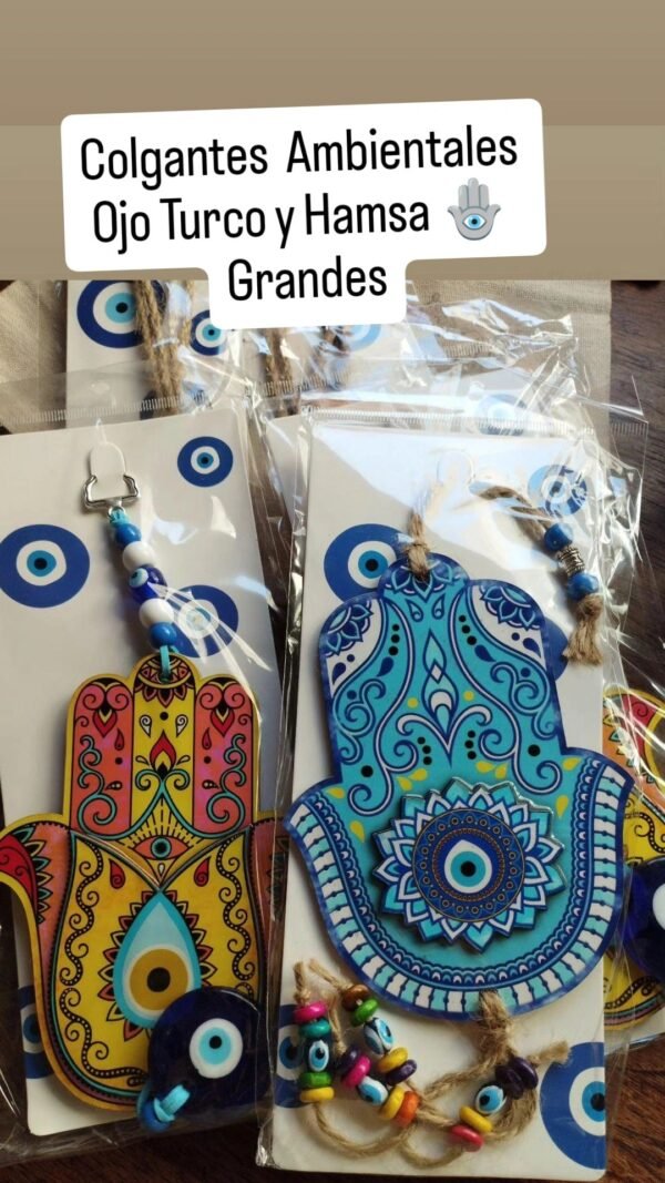 PACK Colgantes Ojo Turco y Hamsa