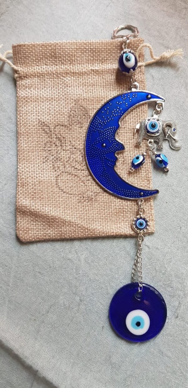Colgantes Luna y Ojo Turco ch