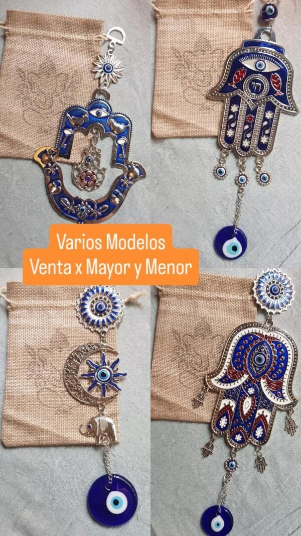 PACK Colgantes Ojo Turco y Hamsa