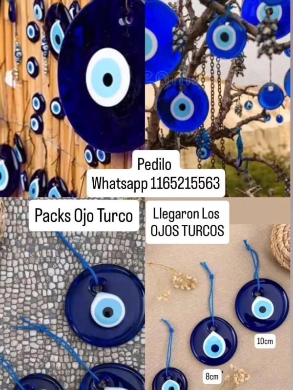 PACK Colgantes Ojo Turco y Hamsa
