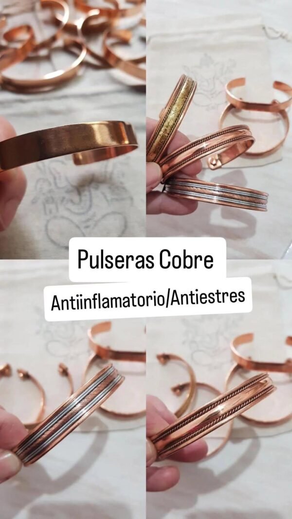 Pack Pulseras y Anillos Cobre Puro