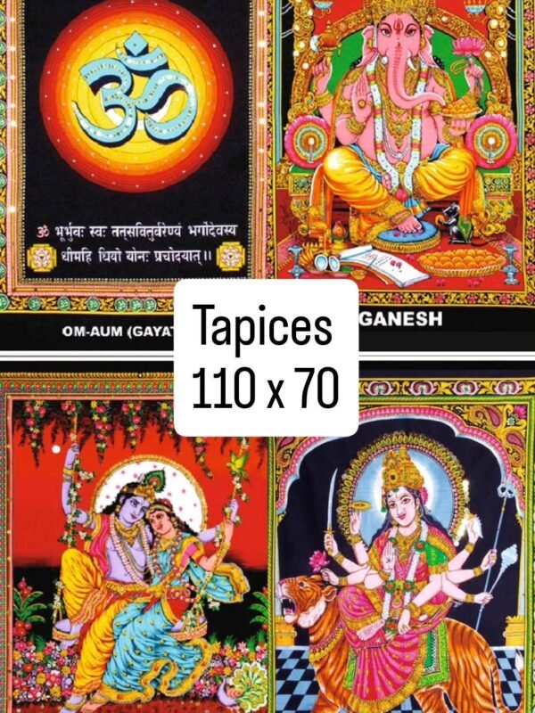 Tapiz Deidades India o Símbolos sagrados