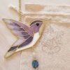 Colgante Colibrí con cristales