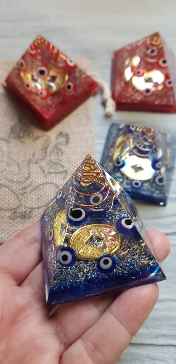 Pirámide Orgonite Riqueza y Protección
