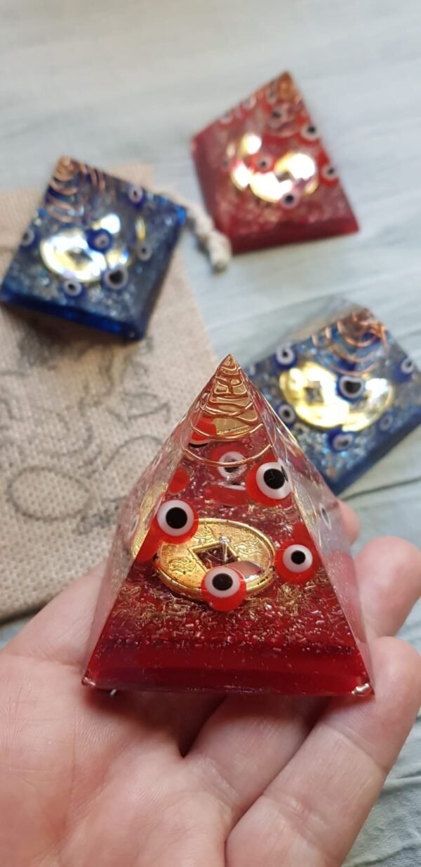 Pirámide Orgonite Riqueza y Protección