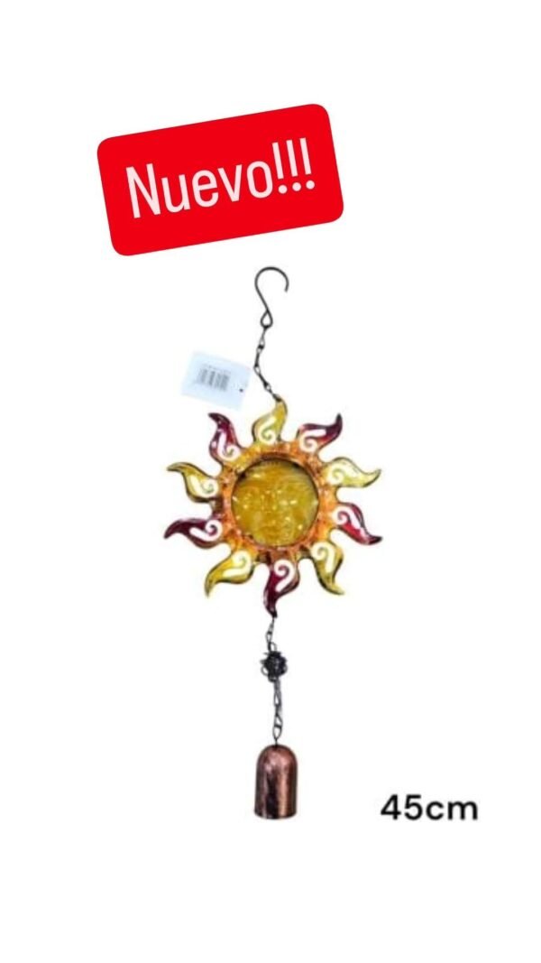 Colgante Metal Luna Sol