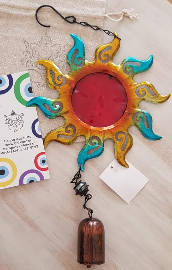 Colgante Metal Luna Sol